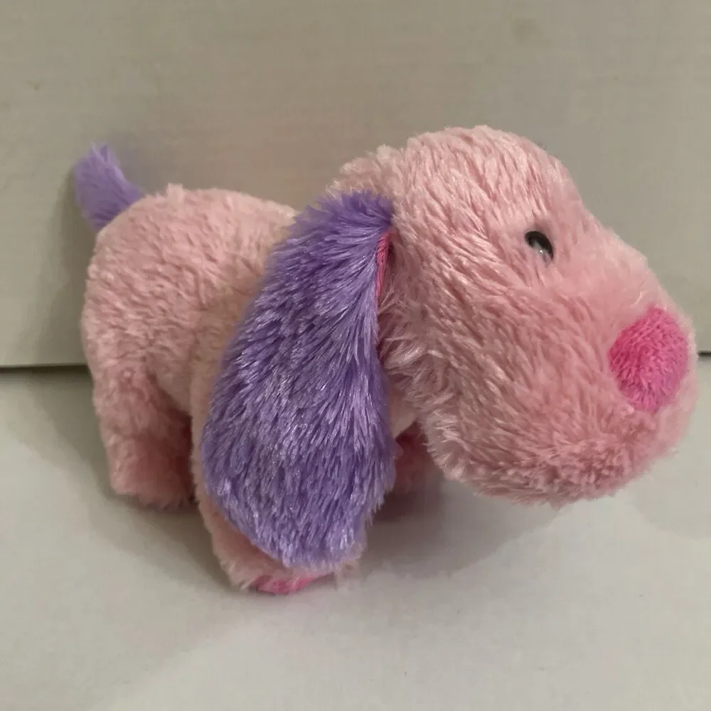 Ganz Webkins Pink Lil Peanut Pup HM755 Plush Stuffed Animal Pink Purple No Code